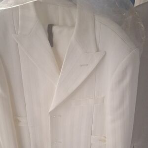 White Boys Pinstripe Suit